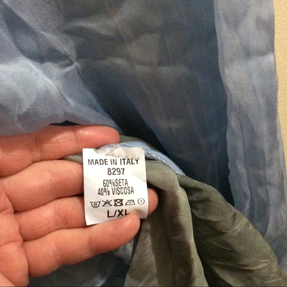 NWT Italy 🇮🇹 Elissia Europe silk ombré dress - Picture 16 of 16